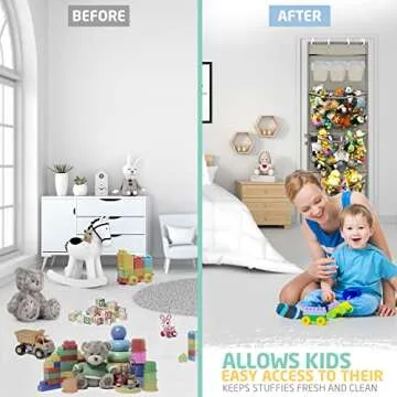 Honeyera Storage Organizer for Stuffed Animals and Toys