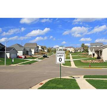 Speed Limit 2 Mph Sign Slow Down Sign,Traffic Sign 8x12inches