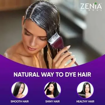 Zenia Indigo Powder (Indigofera Tinctoria) | Hair/Beard Dye Color 3.5oz (100g) | 100% Pure & Natural | No Preservatives