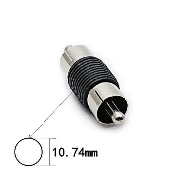 rgzhihuifz RCA Adapter Male to Male Coupler 3 Pack