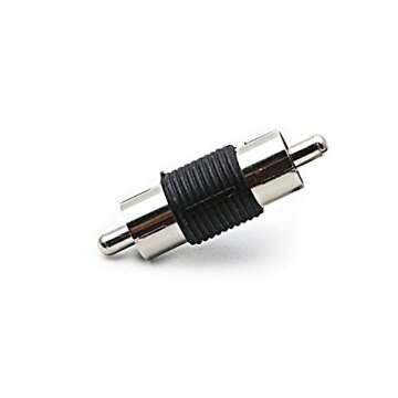 rgzhihuifz RCA Adapter Male to Male Coupler 3 Pack