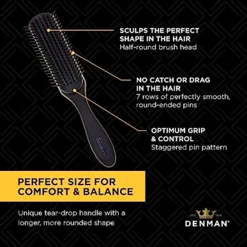 Best Denman Curly Hair Brush for Defining and Styling Curls