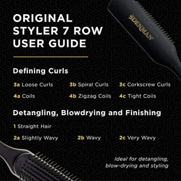 Best Denman Curly Hair Brush for Defining and Styling Curls