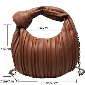 ELDA Knotted Clutch Handbag for All Occasions