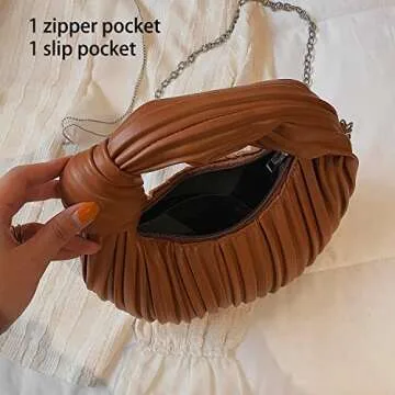 ELDA Knotted Clutch Handbag for All Occasions