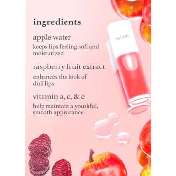 NOONI Vegan Lip Oil Bundle - Long-Lasting, Hydrating & Stylish
