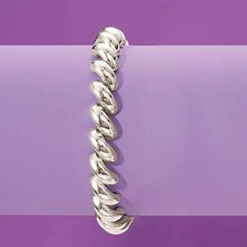 Ross-Simons Italian Sterling Silver San Marco Bracelet. 7 inches