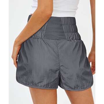 AUTOMET Women's High Waisted Athletic Shorts for Summer Fitness