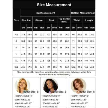 Ekouaer Women's Long Sleeve Pajama Set XS-XXL