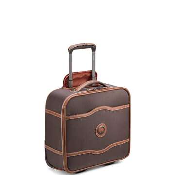 Eco-Friendly DELSEY PARIS Chatelet 2.0 Under-Seater Softside Luggage, Chocolate Brown