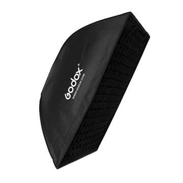 Godox 27 x 39 inch Strip Box Rectangular Softbox, Bowens Mount with Honeycomb Grid Softbox, Compatib...