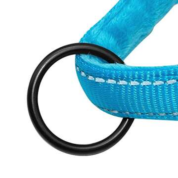 Didog Soft Flannel Padded Dog Vest Harness,Escape Proof/Quick Fit Reflective Dogs Strap Harness, Easy for Training Walking,Blue XS Size