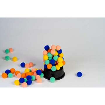 CMYK The Fuzzies - A Gravity Defying, Squishy Stacking Game