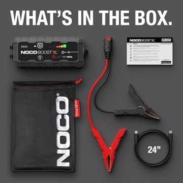 NOCO Boost XL GB50: 1500 Amp Car Jump Starter & Power Bank