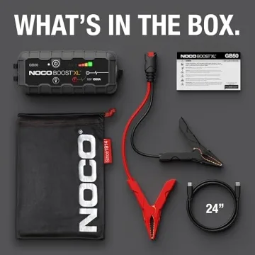 NOCO Boost XL GB50: 1500 Amp Car Jump Starter & Power Bank