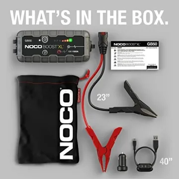 NOCO Boost XL GB50: 1500 Amp Car Jump Starter & Power Bank