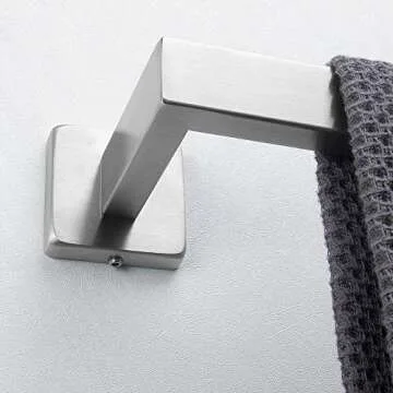 NearMoon Stylish Rust-Proof Towel Bar for Modern Bathrooms
