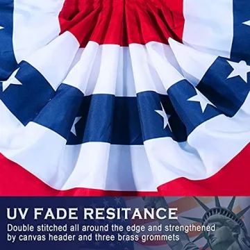 USA Pleated Fan Flag for 4th of July Celebrations