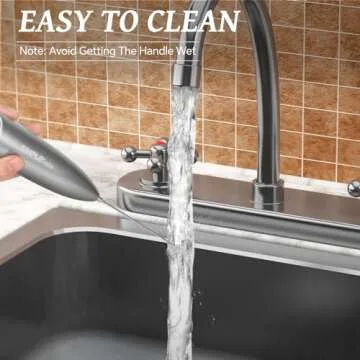 SIMPLETaste Milk Frother Handheld Battery Operated Electric Foam Maker, Drink Mixer with Stainless Steel Whisk for Cappuccino, Bulletproof Coffee, Latte