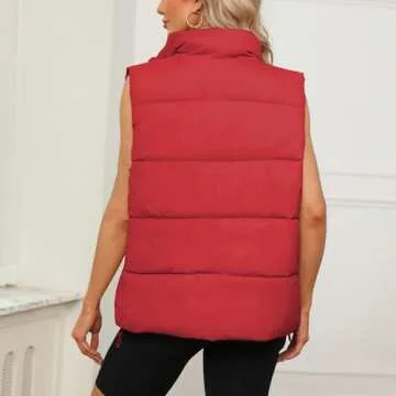 American Trends Oversized Puffy Vest for Women Stylish Warmth