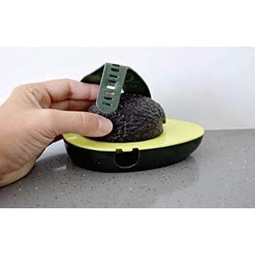 Avocado Saver & Holder with Rubber Strap to Secure Your Food & Keep it Fresh