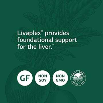 Standard Process Livaplex - Whole Food Bowel, Digestion and Digestive Health, Liver Health and Gallbladder Support with Spanish Black Radish, Betaine Hydrochloride, and Organic Carrot - 90 Capsules