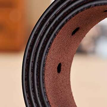 Stylish Women's Genuine Leather Belt in Red