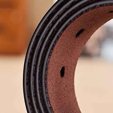 Stylish Women's Genuine Leather Belt in Red