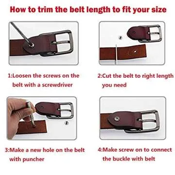 Stylish Women's Genuine Leather Belt in Red