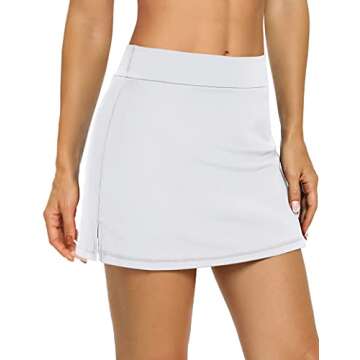 LouKeith Tennis Skirts for Women Golf Athletic Activewear Skorts Mini Summer Workout Running Shorts ...