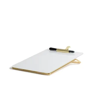 U Brands Stylish Glass Dry-Erase Desktop Easel for Home & Office