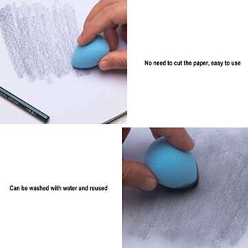 KOOTIKO 33 Pcs Blending Stumps and Tortillions Set for Artists