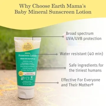 Earth Mama Baby Mineral Sunscreen SPF 40 for All Ages