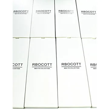 RBOCOTT Silk Black Tie for Men - Stylish and Affordable