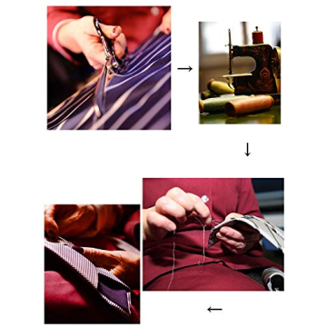 RBOCOTT Silk Black Tie for Men - Stylish and Affordable