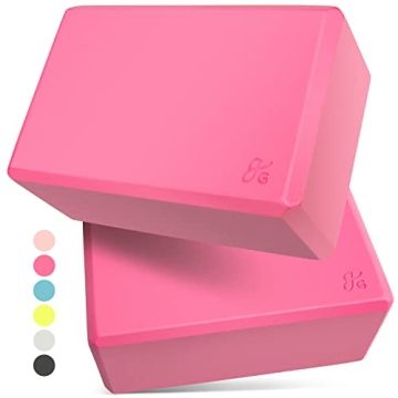 Greater Goods Premium Yoga Blocks in Watermelon Pink