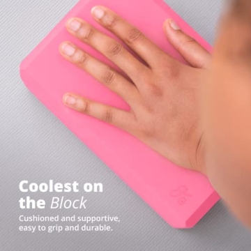 Greater Goods Premium Yoga Blocks in Watermelon Pink