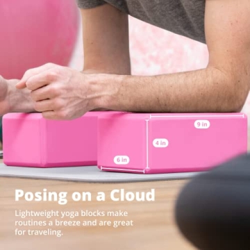 Greater Goods Premium Yoga Blocks in Watermelon Pink