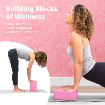 Greater Goods Premium Yoga Blocks in Watermelon Pink