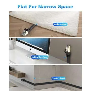 VANDESAIL CAT7 Ethernet Cable for High-Speed Internet