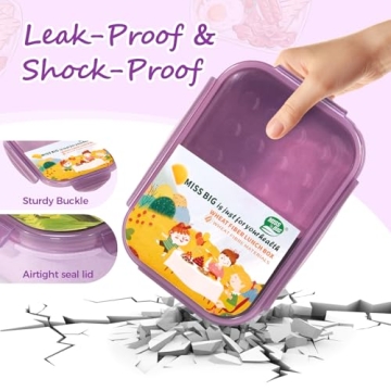 Kids Leakproof Lunch Box - MISS BIG Bento Box