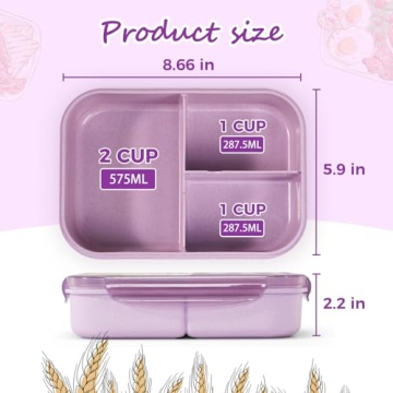 Kids Leakproof Lunch Box - MISS BIG Bento Box