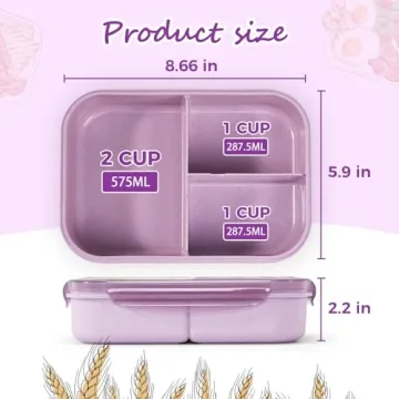 Kids Leakproof Lunch Box - MISS BIG Bento Box