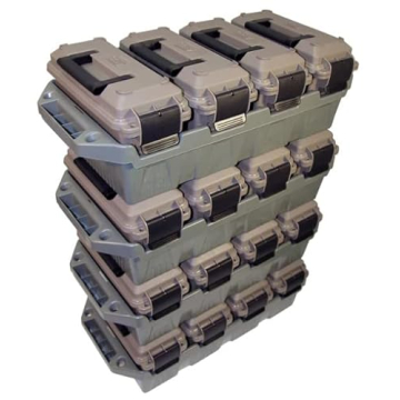 MTM AC4C Durable 4-Can Ammo Crate for Outdoor Use