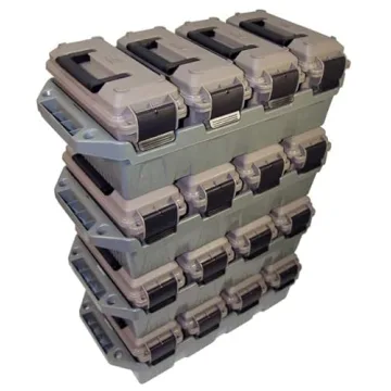 MTM AC4C Durable 4-Can Ammo Crate for Outdoor Use