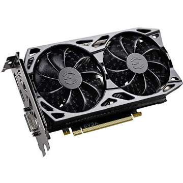 EVGA 06G-P4-1068-KR GeForce GTX 1660 Super Sc Ultra Gaming, 6GB GDDR6, Dual Fan, Metal Backplate