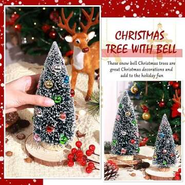 EIMMBD Mini Christmas Trees for Festive Decor