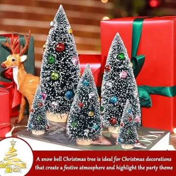 EIMMBD Mini Christmas Trees for Festive Decor