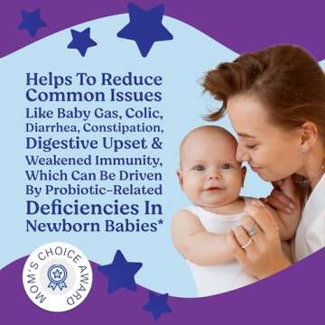 Lovebug Award Winning USDA Organic Probiotic for Babies | Multi-Strain 4 Billion CFU | Easy-to-Take ...