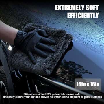 Premium Microfiber Car Drying Towel Kit - Ultimate Car Care